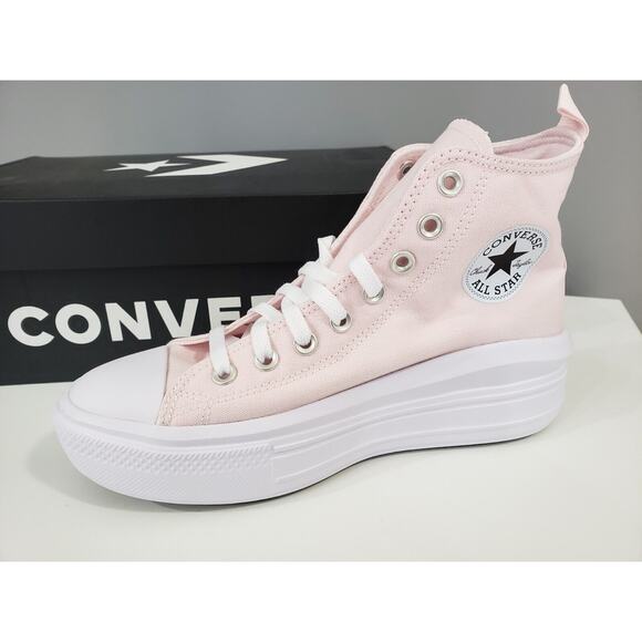 NEW Children Unisex Shoes Converse Girls Ctas Move Hi Big Kid Size 6 Pink Mauve